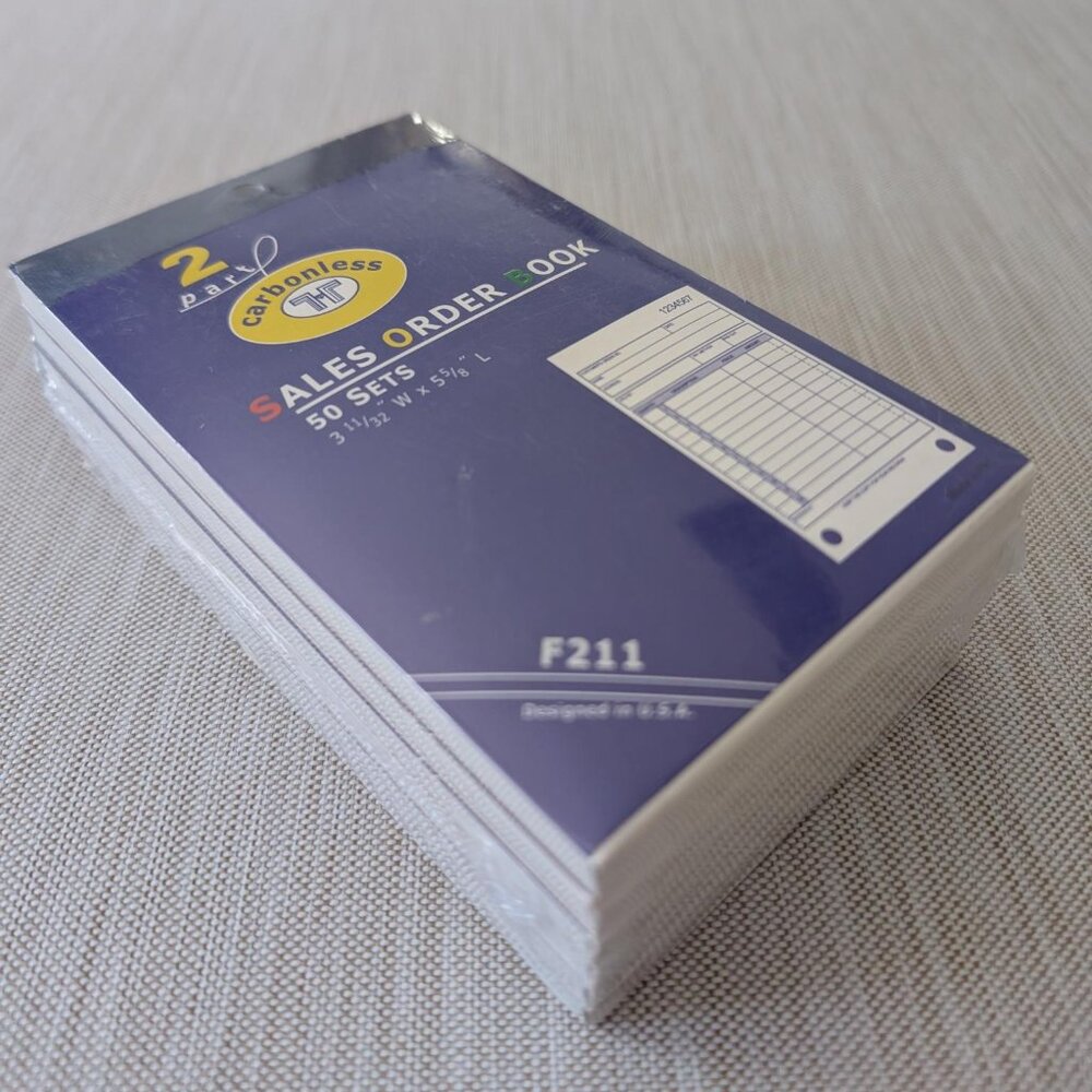 SALES ORDER BOOKS - NEW - 2 part - 50 Sets in each in book - 6 Books = 300 sets